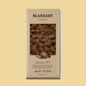 Blanxart Dunkle Schoko mit Mandeln 200g