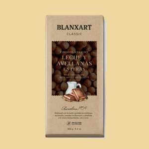 Blanxart Ganznuß Milchschoko 33% 200g