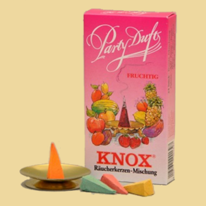 Knox Räucherkerzen mit Schale fruchtig