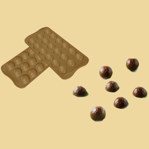 Fußball Pralinensilikonform 18er