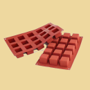 Cube/Quadrate Silikonbackform 15er