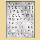 ABC Alphabet & Ziffern Schokolade Gießform
