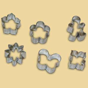 Garnierausstecher midi 6er Set 2,5-3cm