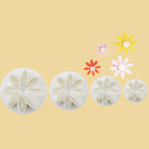 Gänseblümchen/Margerite bzw. Daisy Ausstechformen 4er Set