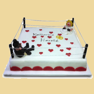 Hochzeitstorte Boxring