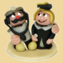 Marzipan Brautpaar Arzt & Juristin