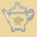 Teekanne bzw. Kaffeekanne Keksausstecher 8cm