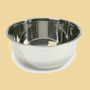 Edelstahlschüssel tief 20cm