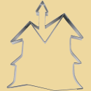 Spukschloss Keksausstecher 9,5cm