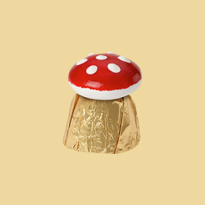 Neujahrs Schwammerl Nuss Nougat
