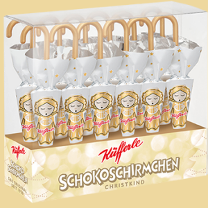 Schokoschirmchen Christkind 12er