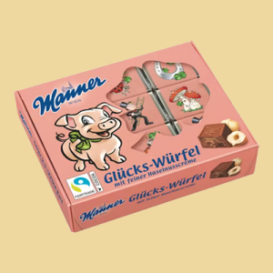 Glückswürfel Manner