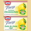 Finesse Zitrone Geriebene Zitronenschale