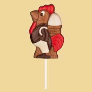 Schokolade Lolli Hahn