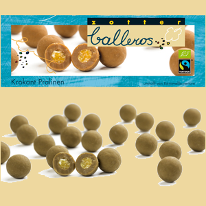 Zotter Balleros Krokant Pralinen