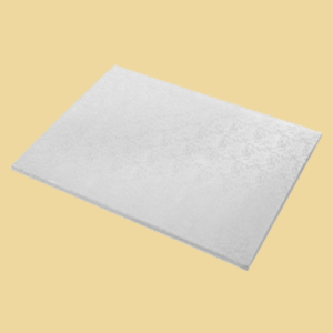 Tortenplatte Kuchenplatte silber 45x55cm 12mm