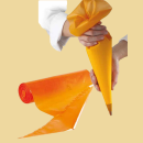 Einwegspritzbeutel 30cm 70my 10er Orange