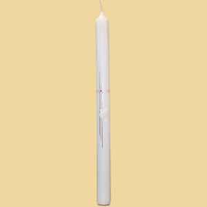 Taufkerze Kreuz rosa
