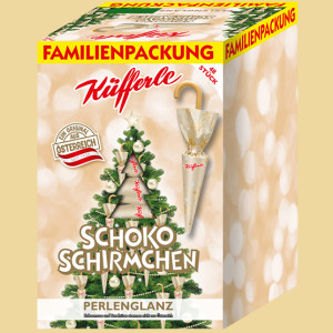 Küfferle Schokoschirme Perlenglanz 48er