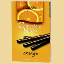 Schokolade Sticks orange