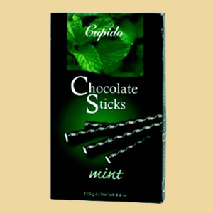 Schokolade Sticks Pfefferminz