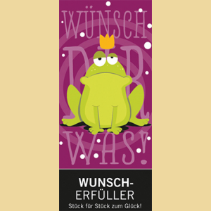 Wunscherfüller Grußschokolade