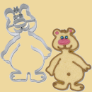 Bär stehend Keksausstecher 10cm