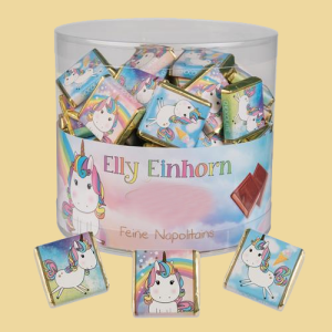 Einhorn Schokolade Napolitain Naps