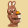 Schokolade Hase mit Tragekorb