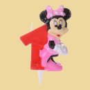 Minnie Maus Geburtstagskerze 1