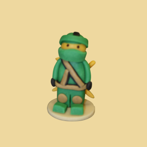 Ninjago Marzipanfigur grün