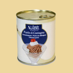 Vanini Maronipüree Kastanienpuree 850g Dose