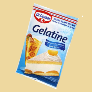 Blatt Gelatine weiss 12 Blatt