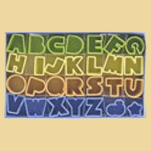 Alphabet Keksausstecher Set 27 teilig