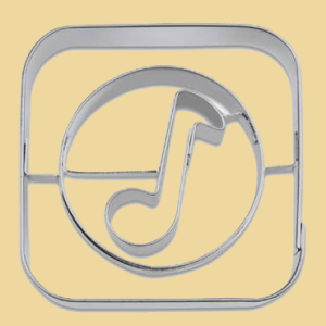 App Cutter Music Keksausstecher 5cm