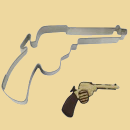 Colt Revoluver Pistolen Keksausstecher 8cm