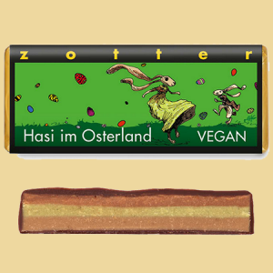 Zotter Hasi im Osterland vegan