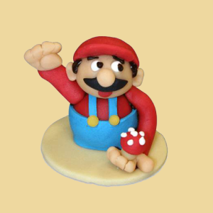 Marzipanfigur Mario