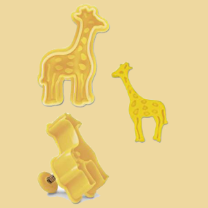 Giraffe Keksausstecher 6cm Kunststoff