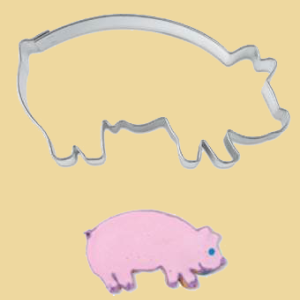 Glücksschwein Keksausstecher 8cm