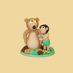 Dschungelfiguren Bär & Kind