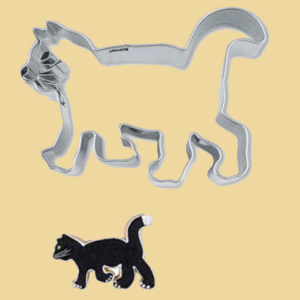 Katze im Gehen Keksausstecher 6cm
