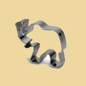 Keksausstecher Elefant Rüssel Hoch 5cm