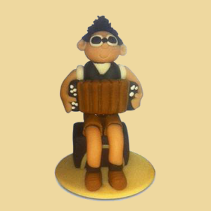 Marzipanfigur Volksmusiker