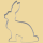Keksausstecher Hase sitzend 12cm