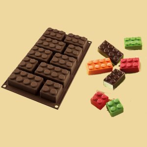 Silikon Choco Block Backform/Gießform
