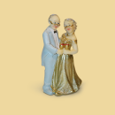 Brautpaar Oma Opa gold 12cm