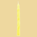 Geburtstagskerze gelb mini für Podest
