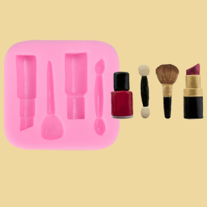 Kosmetik (Lippenstift & Pinsel) Silikonmodel