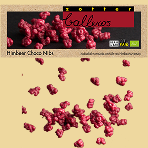 Zotter Balleros Himbeer Choco Nibs
